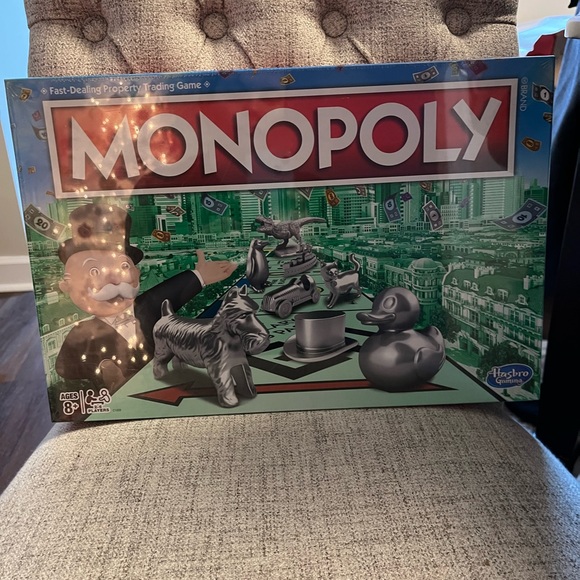 never opened Monopoly board game!